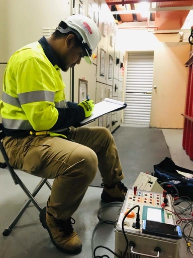 509 nos Protection Relay Calibration at Semiconductor Factory